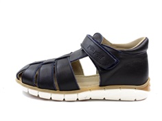 Pom Pom sandal navy with velcro